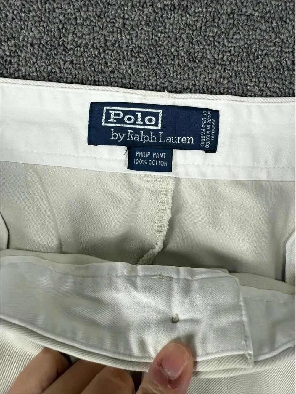 Polo Ralph Lauren Philip Short Mens 34 Khaki Tan Cotton Chino Shorts Flat Front - Picture 3 of 8